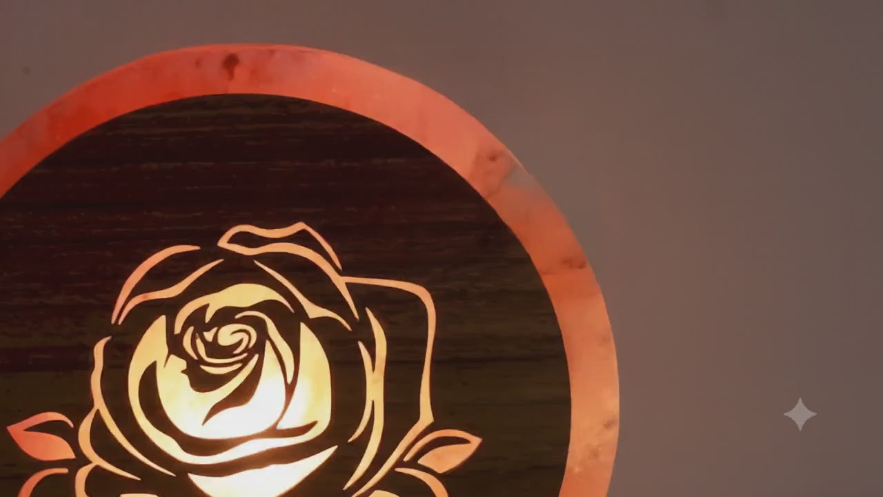 ✨ Lampe de Sel Rose 5 kg – Cristal Himalaya 100 % Naturel | Lumière Apaisante & Bien-être
